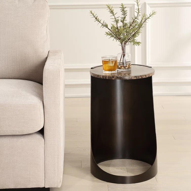 Uttermost Welling Modern Metal Side Table