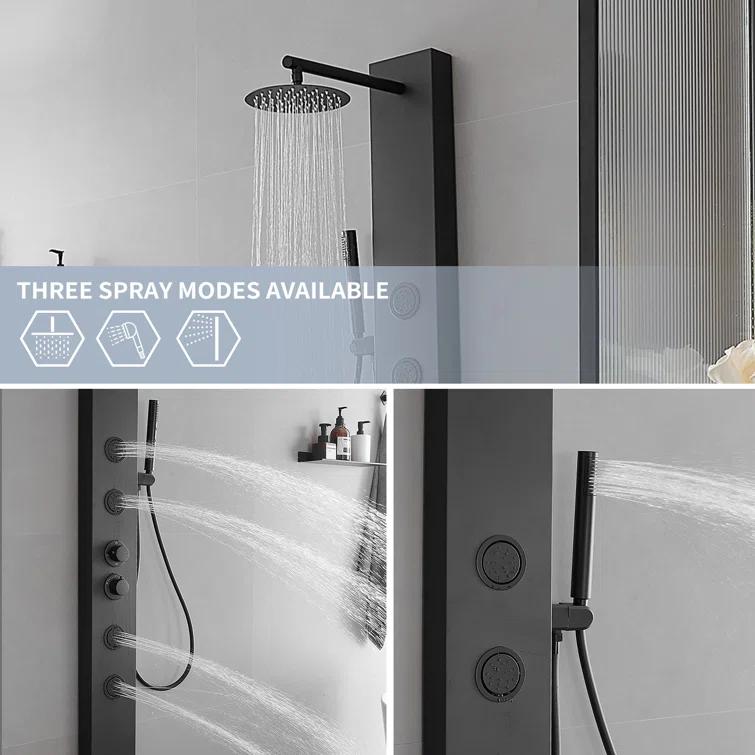 52.36'' Shower Panel with Adjustable Shower Head