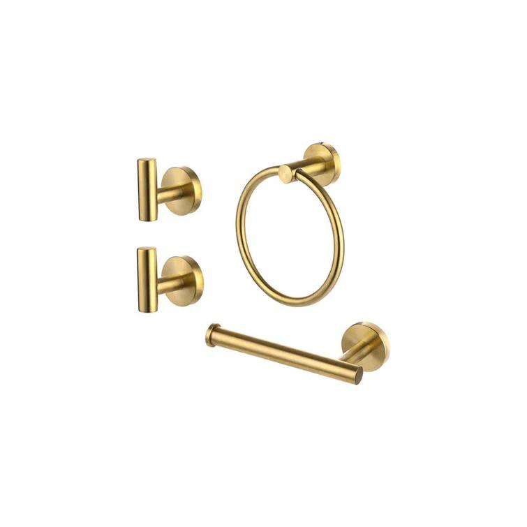 4 Piece Stainless Steel Bathroom Hardware Set,Bathroom Accessories Kit