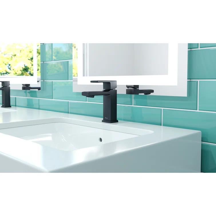 Deckard Centerset Bathroom Faucet with Drain Assembly