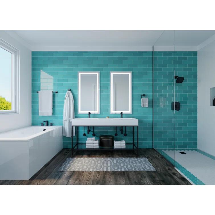 Deckard Centerset Bathroom Faucet with Drain Assembly