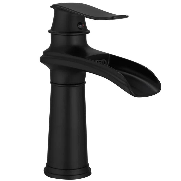 Greenspring Waterfall Single Hole Single Handle Bathroom Vanity Sink Faucet GBF6046B2