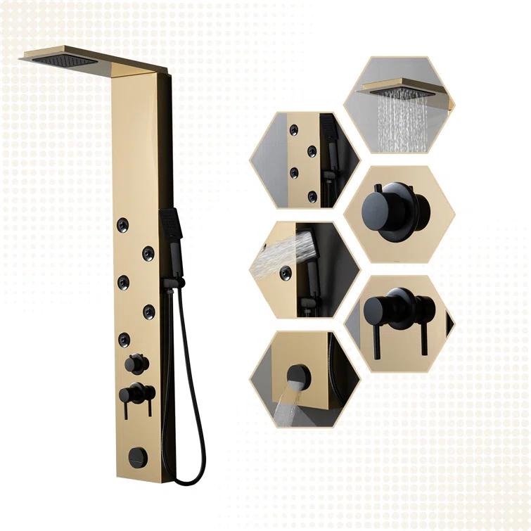 57.99'' Shower Panel with Fixed Shower Head