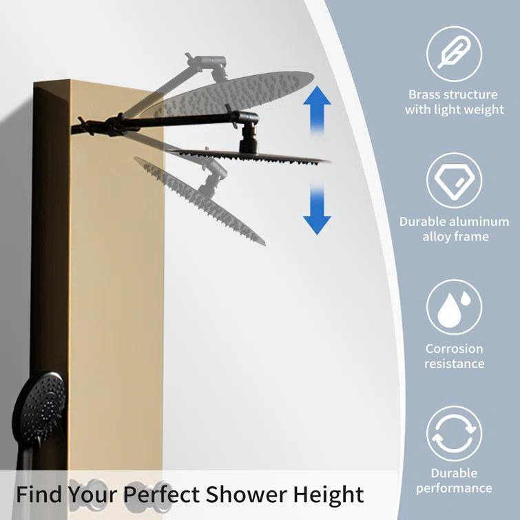 60.55'' Shower Panel with Adjustable Shower Head