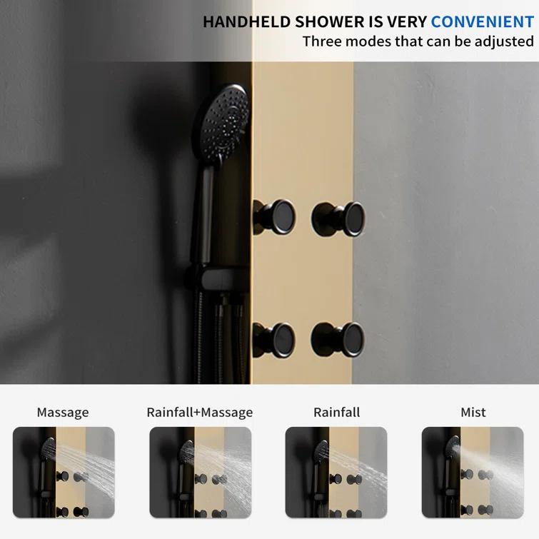 60.55'' Shower Panel with Adjustable Shower Head