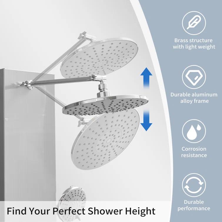 60.55'' Shower Panel with Adjustable Shower Head