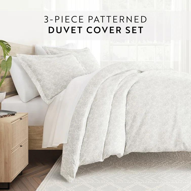 Simply Soft Traditional Paisley Duvet Cover Set