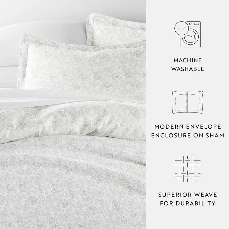 Simply Soft Traditional Paisley Duvet Cover Set