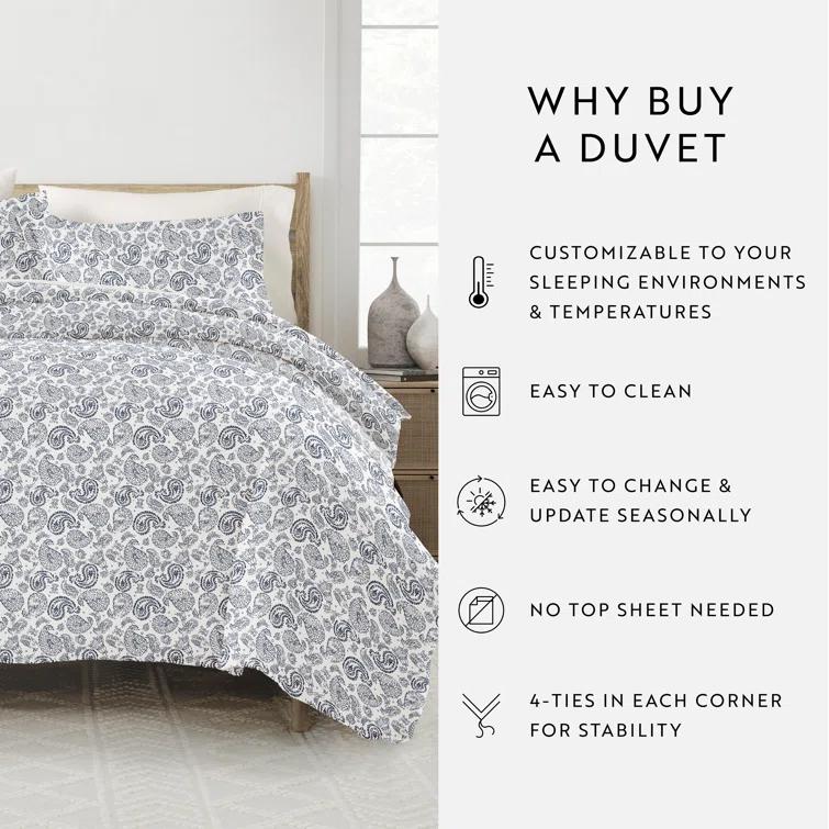 Becky Cameron™ Modern & Contemporary Paisley Duvet Cover Set