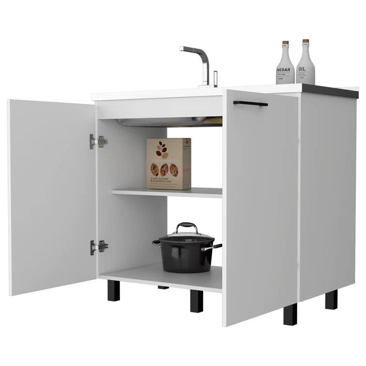 2 Utility Sink And Cabinet
