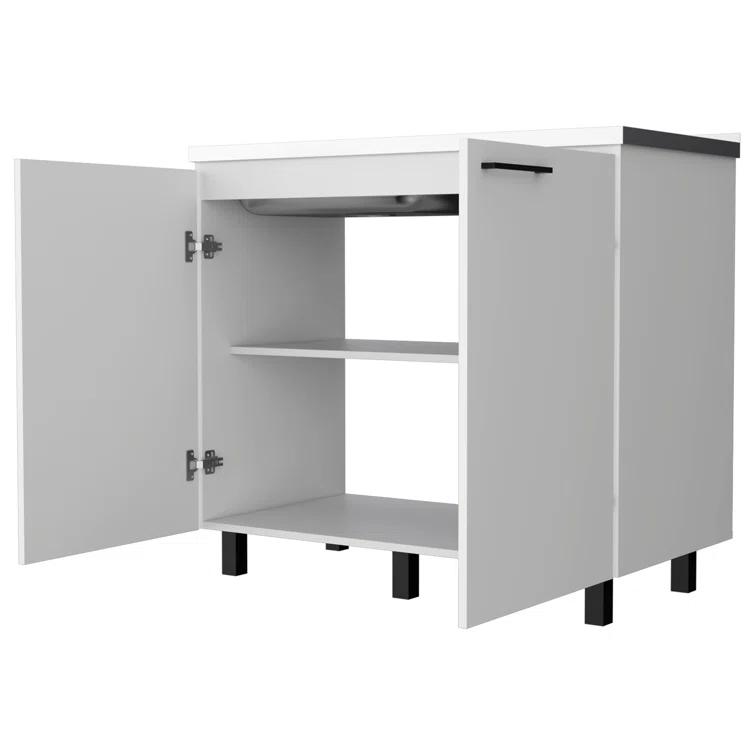2 Utility Sink And Cabinet