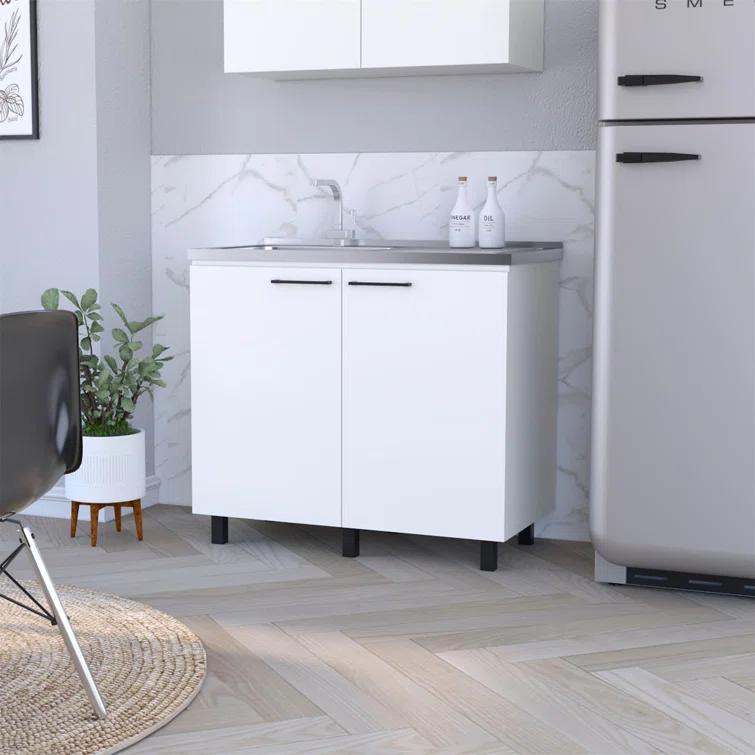 2 Utility Sink And Cabinet