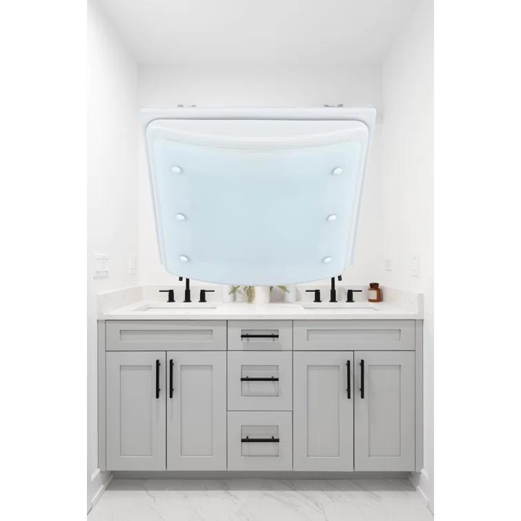 Buckingham 100 CFM 2.0 Sones Decorative Bathroom Ventilation Exhaust Fan with Light & Night-Light