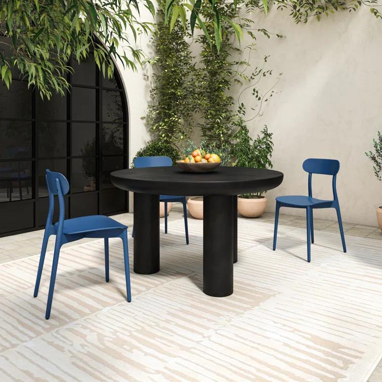 Peagan Indoor / Outdoor Round Dining Table