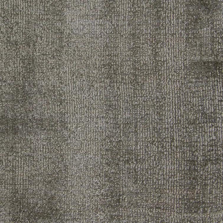 Cameron Hand-Woven Charcoal Wool and Viscose Area Rug
