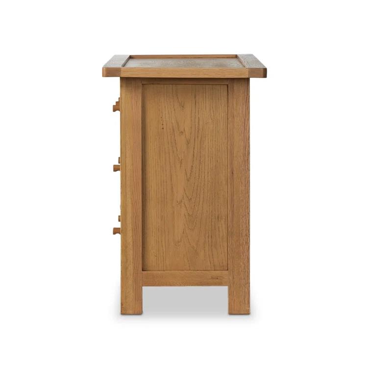 Millbrook 85" Natural Light Oak 10-Drawer Dresser
