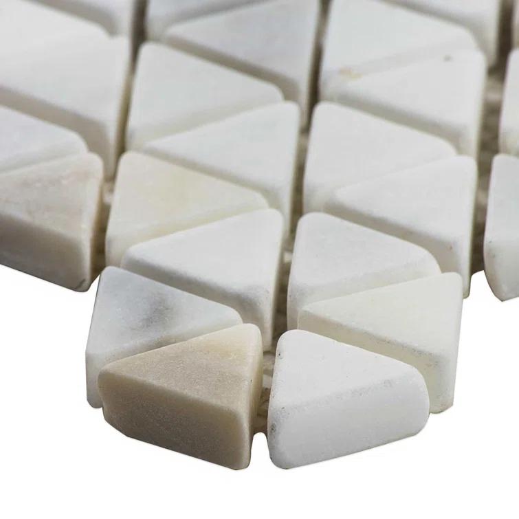 Calacatta Marble Honeycomb Mosaic Wall Tile