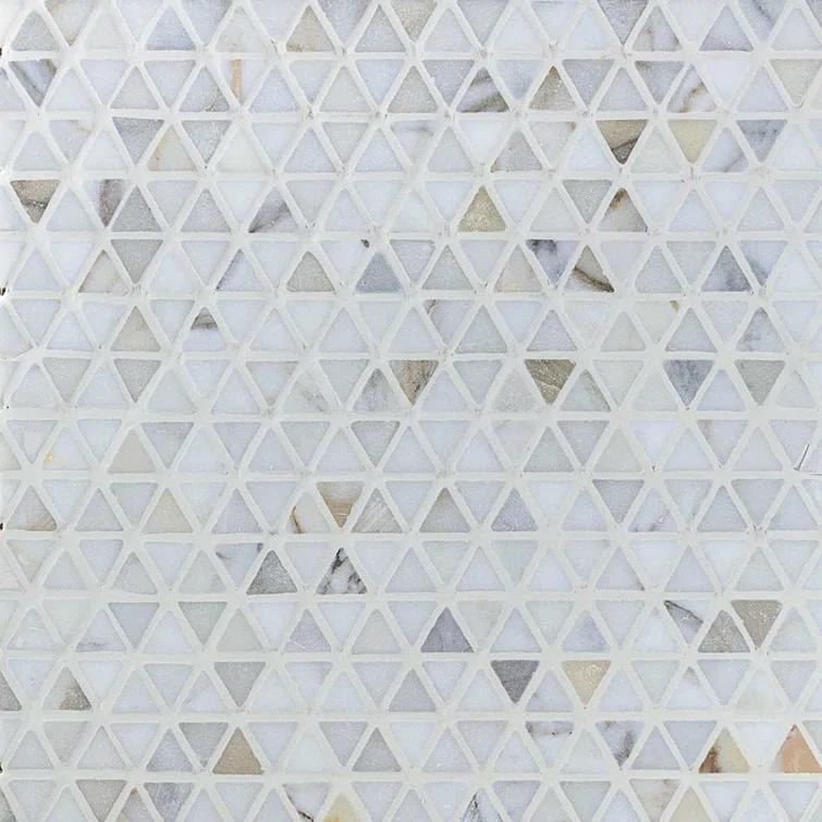 Calacatta Marble Honeycomb Mosaic Wall Tile
