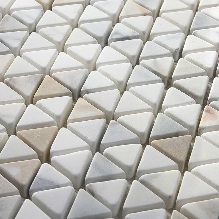 Calacatta Marble Honeycomb Mosaic Wall Tile