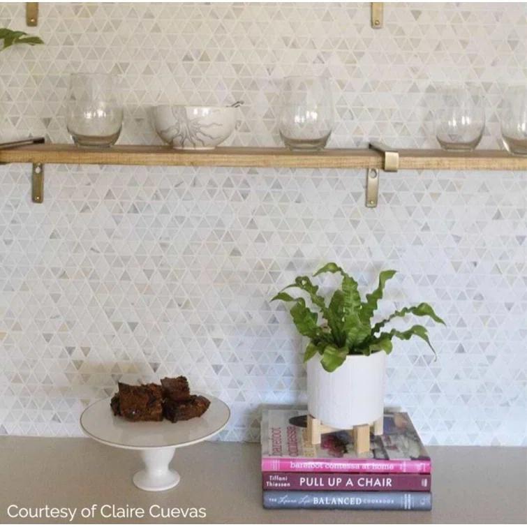 Calacatta Marble Honeycomb Mosaic Wall Tile