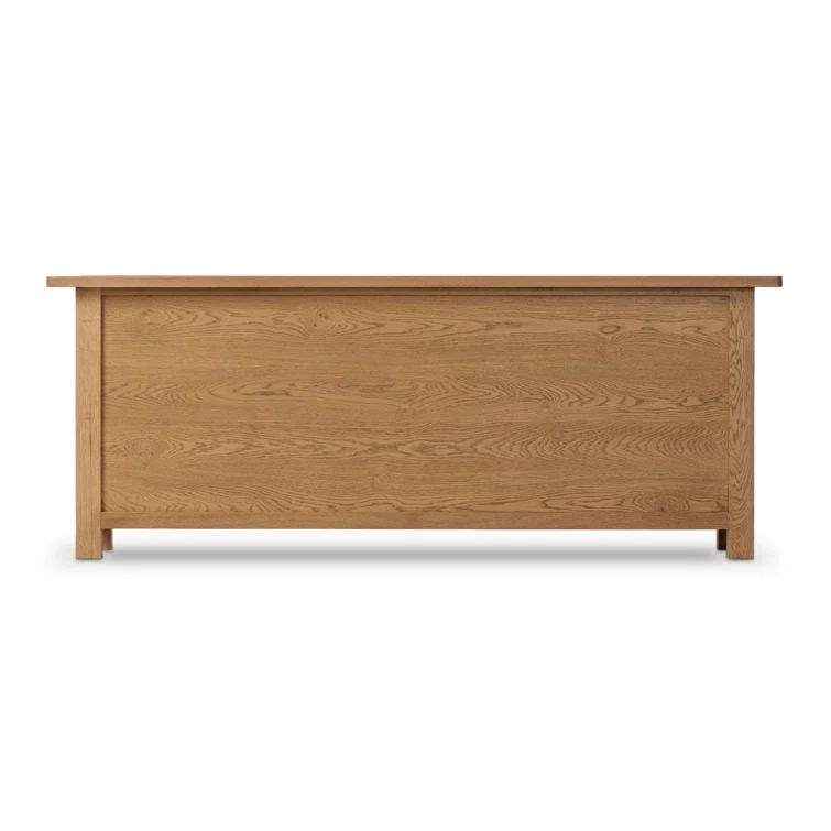 Millbrook 85" Natural Light Oak 10-Drawer Dresser