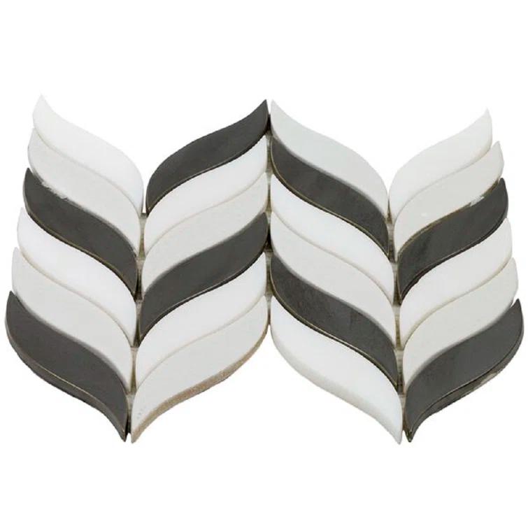 Divine Sprig 2" x 3" Ceramic Mosaic Wall Tile (0.86 Sq. Ft. / Sheet)