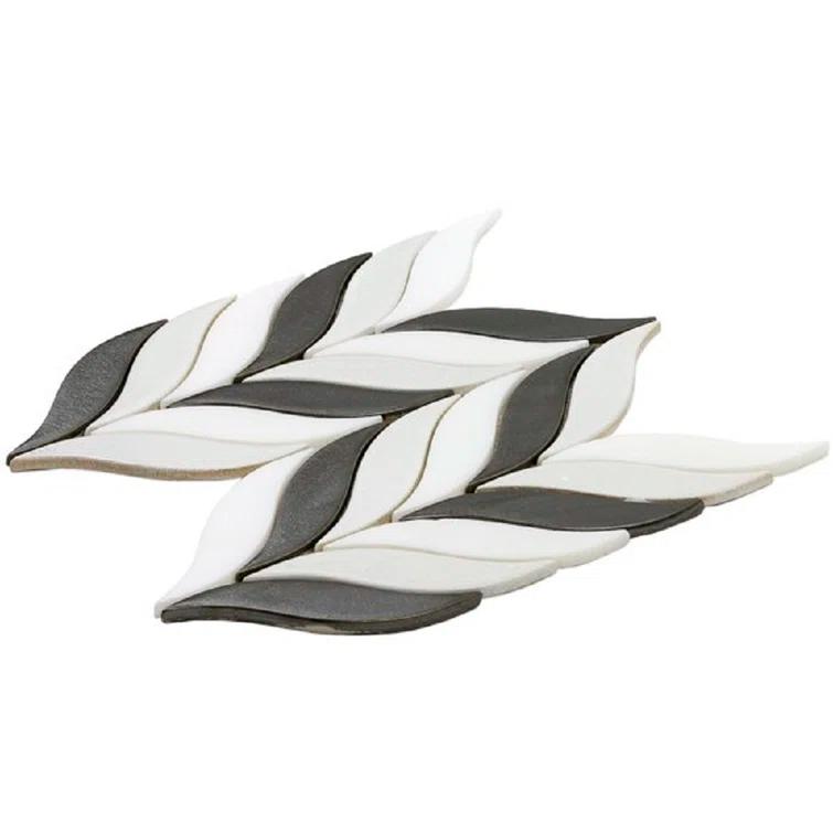 Divine Sprig 2" x 3" Ceramic Mosaic Wall Tile (0.86 Sq. Ft. / Sheet)