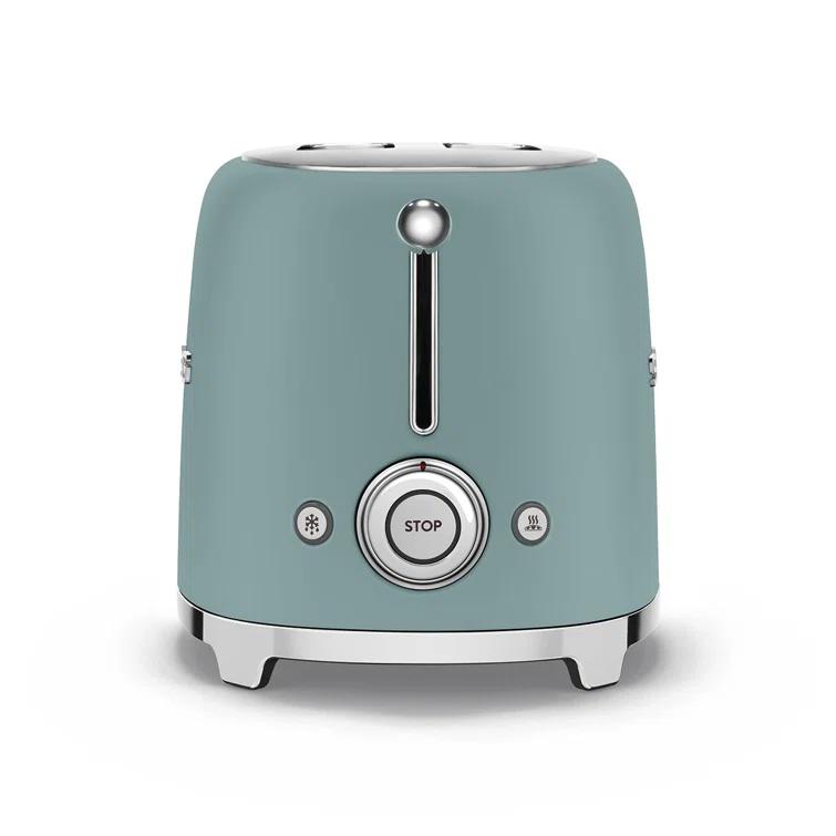 SMEG Matte Jade Green 2-Slice Retro Toaster