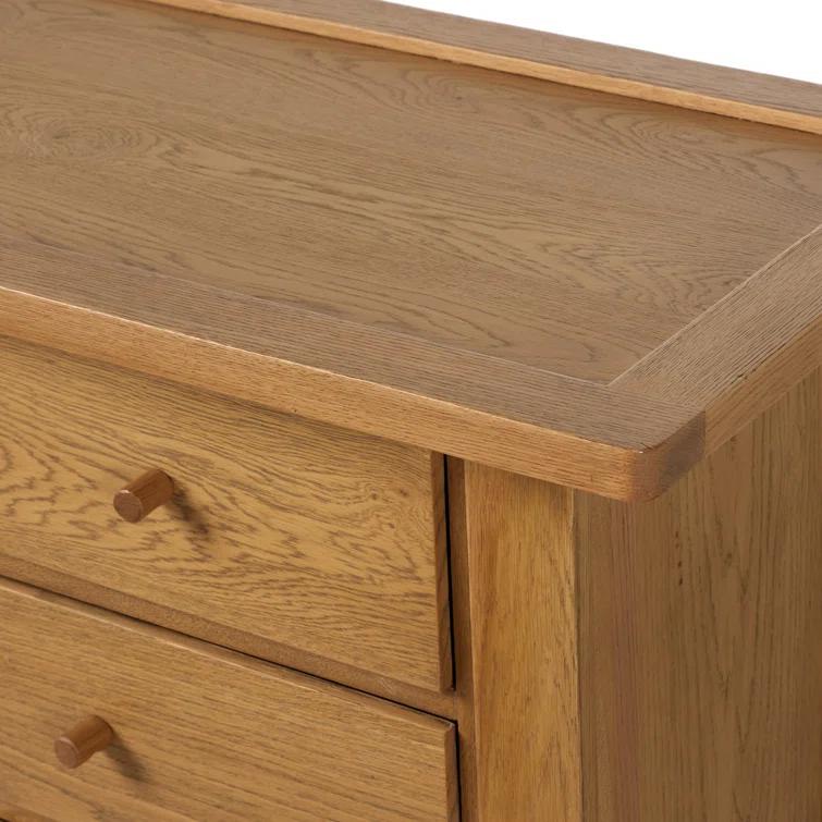 Millbrook 85" Natural Light Oak 10-Drawer Dresser