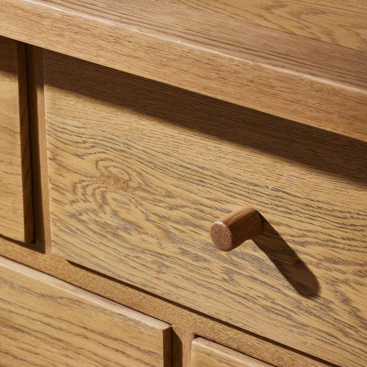 Millbrook 85" Natural Light Oak 10-Drawer Dresser