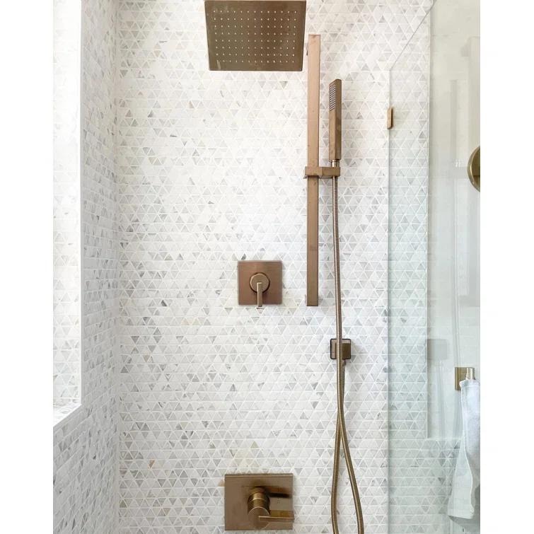 Calacatta Marble Honeycomb Mosaic Wall Tile