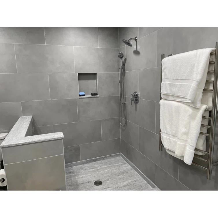 Bond Tile Ryx 15.74 in. x 31.49 in. Matte Porcelain Concrete Look Floor and Wall Tile (13.77 Sq. Ft. / Case)