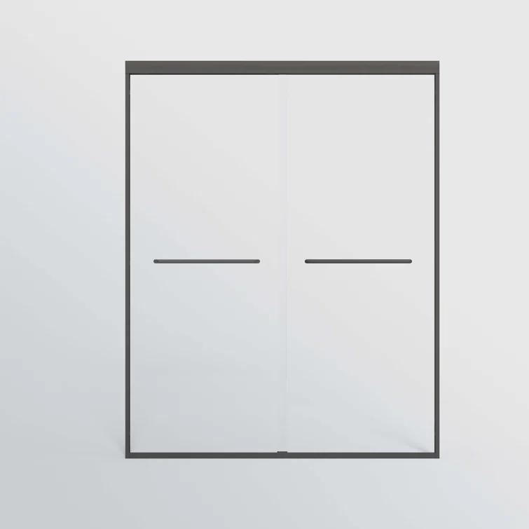 EASTANA Semi-frameless bypass bathroom sliding door AADSH6269LL