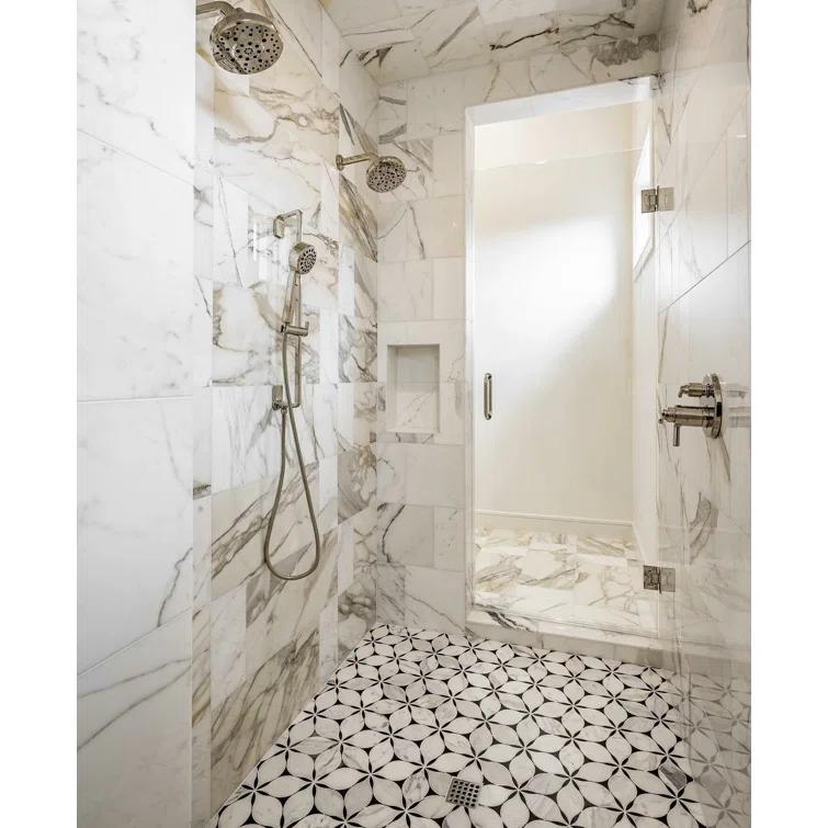 Bond Tile 12" x 24" Polished Marble Look Porcelain Floor and Wall Tile