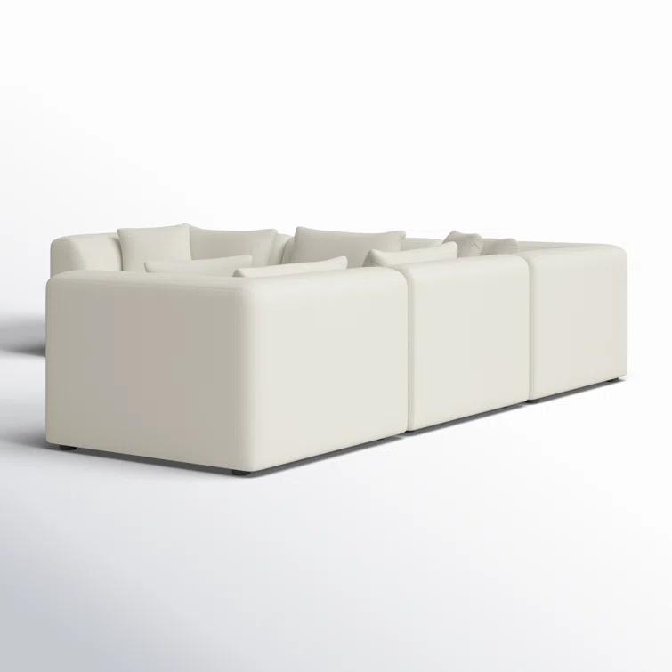 Donia 5 - Piece Modular Upholstered Reversible Sectional