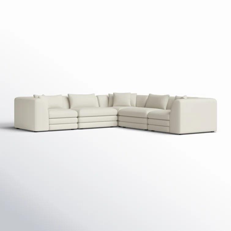 Donia 5 - Piece Modular Upholstered Reversible Sectional