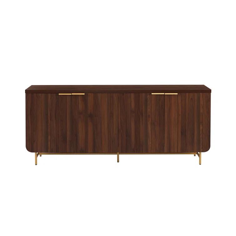 Willa Arlo™ Interiors Ludlow Reeded 4-Door Sideboard