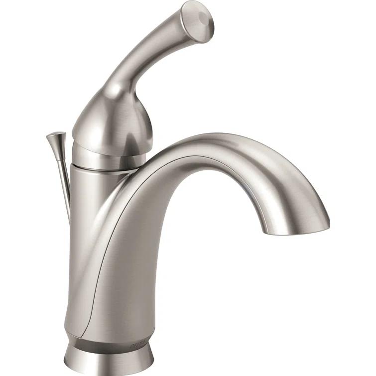 Haywood Single Hole Bathroom Faucet with Drain Assembly, Single Handle Bathroom Sink Faucet