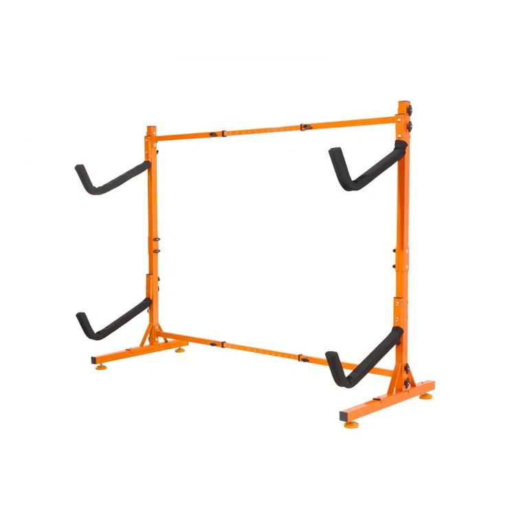 Rebrilliant Freestanding Kayak Storage Rack, Kayak Stand for 2 Kayak Canoe Paddleboard