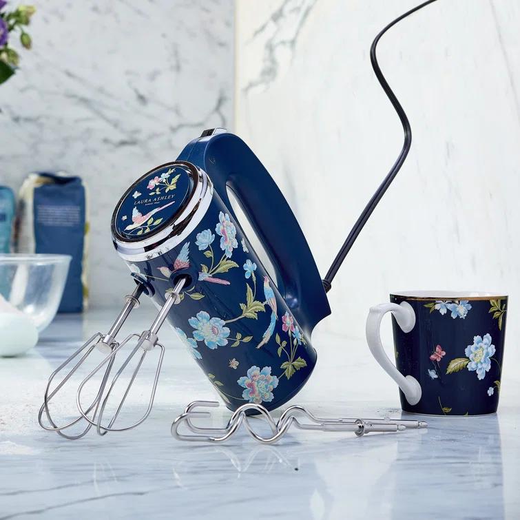 VQ - Laura Ashley 5-Speed 300-Watt Hand Mixer - Elveden Navy