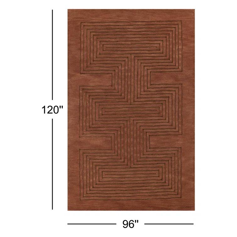 Simone Hand-Tufted Wool Rug - 8' x 10'
