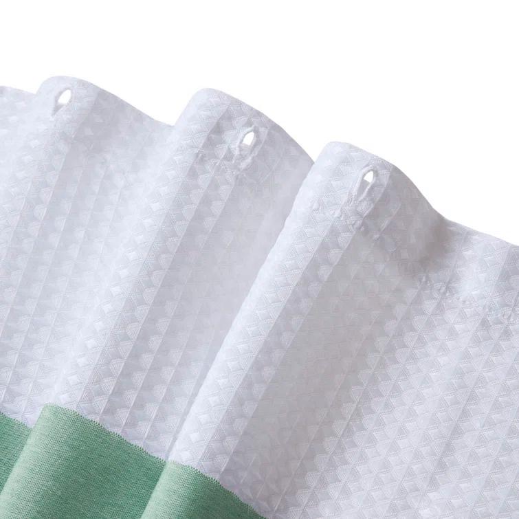 Spa Waffle Shower Curtain with 3M Treatment