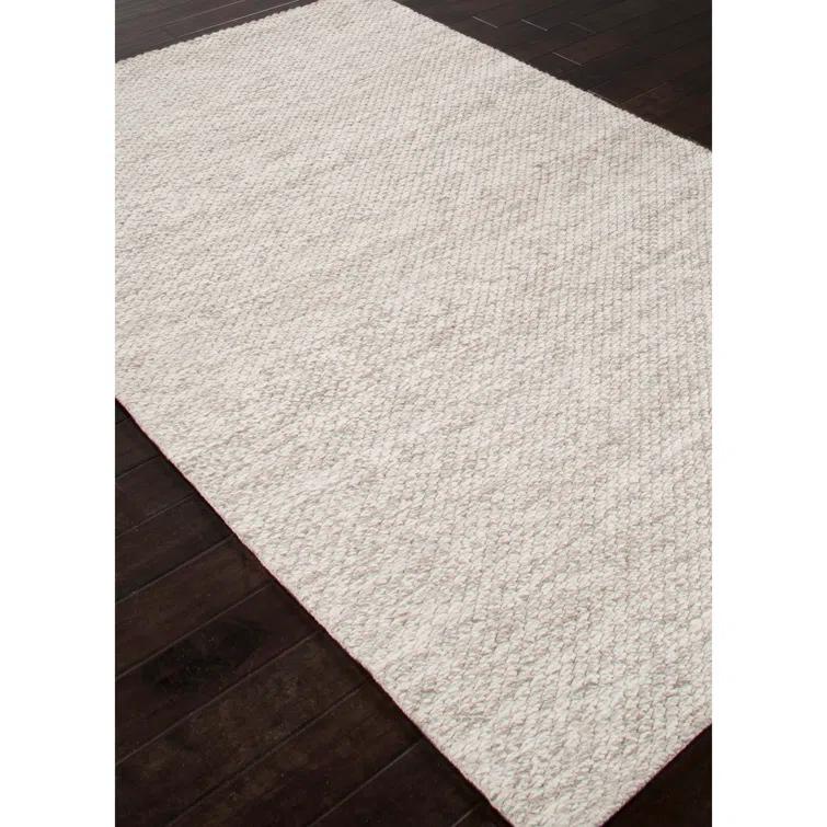 Scandinavia Rakel Wool Oriental Area Rug in Ivory/Grey