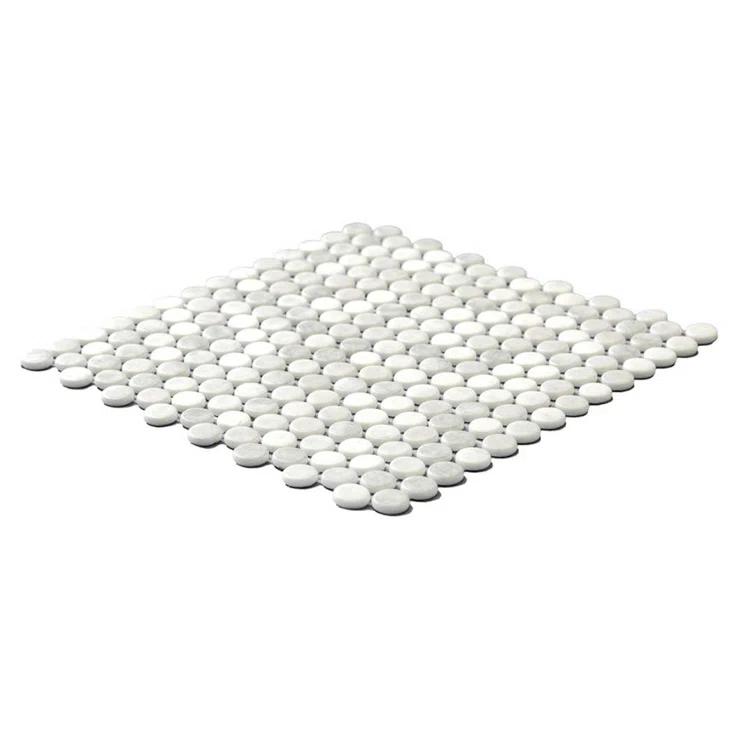 Eterna Penny 12"x12" Recycled Glass Mosaic Tile