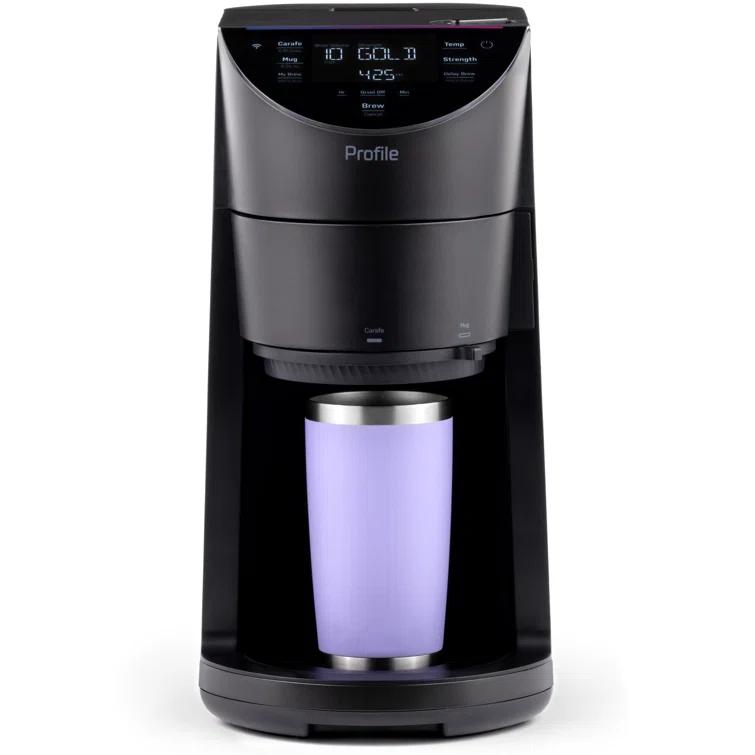 GE Profile™ P7CGAAS6TBB GE Profile Smart Grind and Brew Coffee Maker with Podless Single Serve