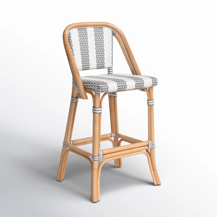 Birch Lane™ Euporie Woven Bar Stool