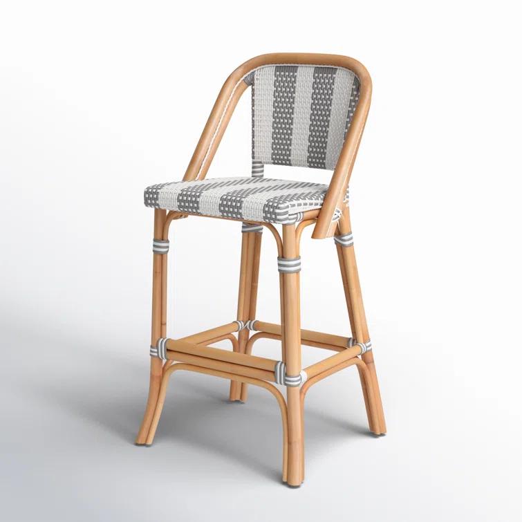 Birch Lane™ Euporie Woven Bar Stool