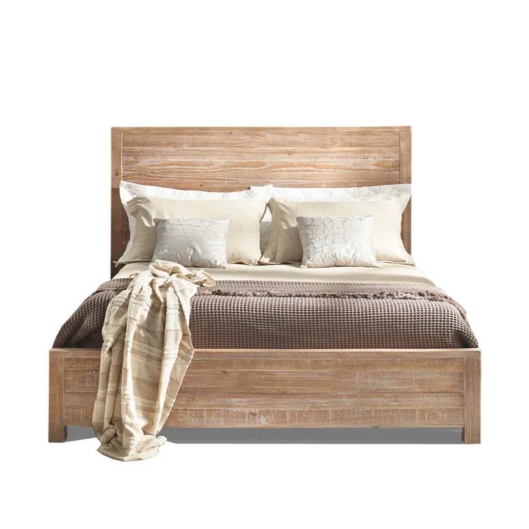 Montauk Solid Wood Panel Bed