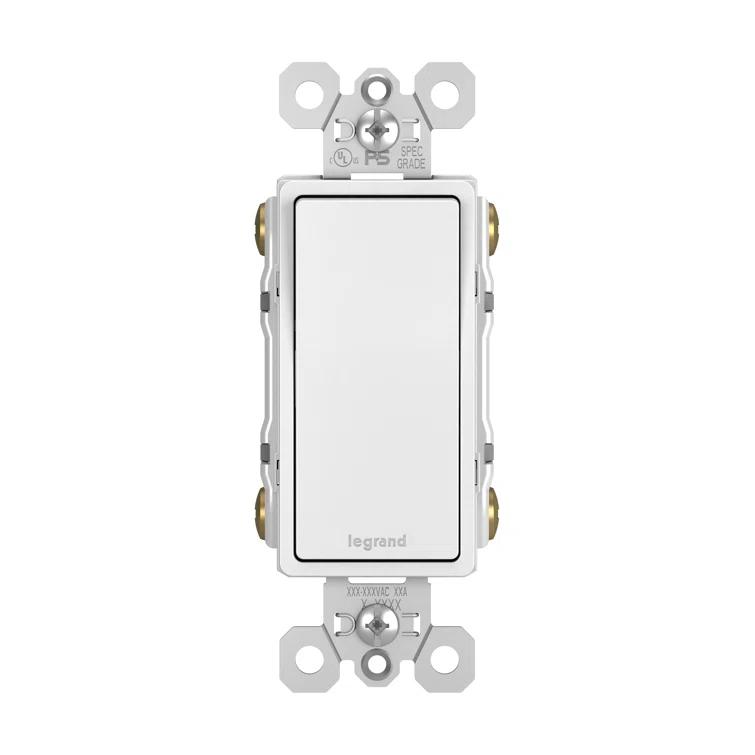 Radiant 15-Amp 4-Way Decorator Rocker Light Switch