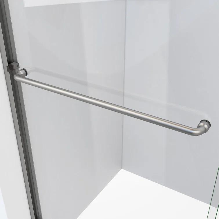 Alliance Pro 56" W x 70" H Bypass Semi-Frameless Shower Door with ClearMax Technology